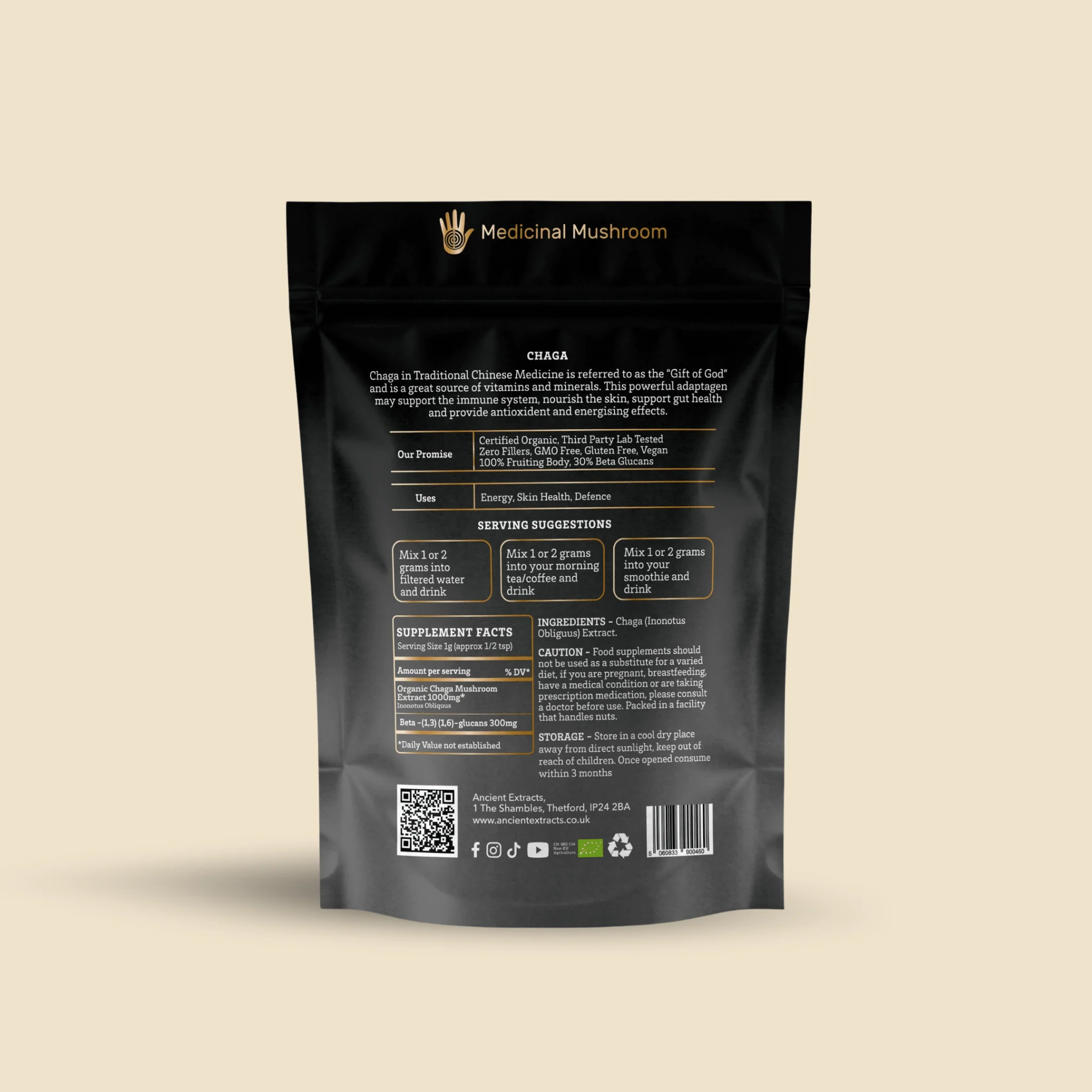 Chaga Mushroom Extract Powder - Image 4
