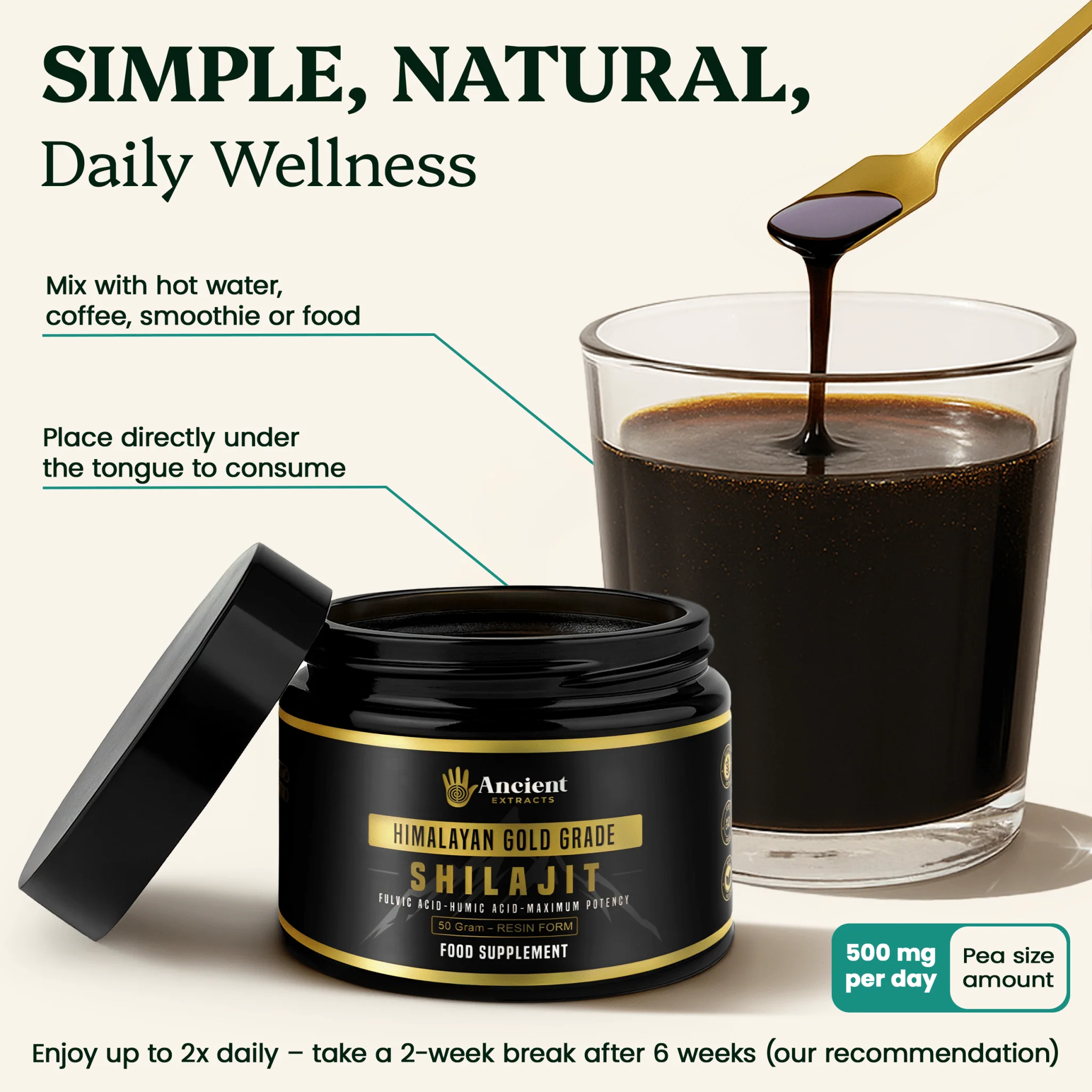Detox Pair - Shilajit Resin & Reishi Mushroom Extract - Image 5