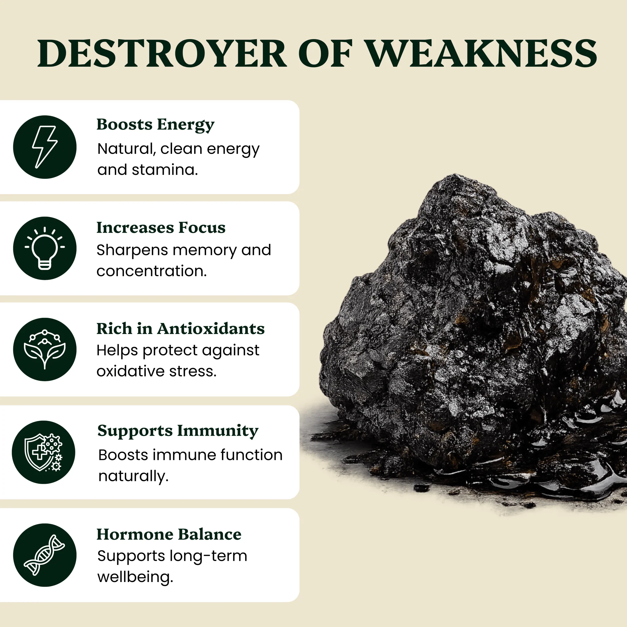 Shilajit Resin - Himalayan Gold Grade - Image 3