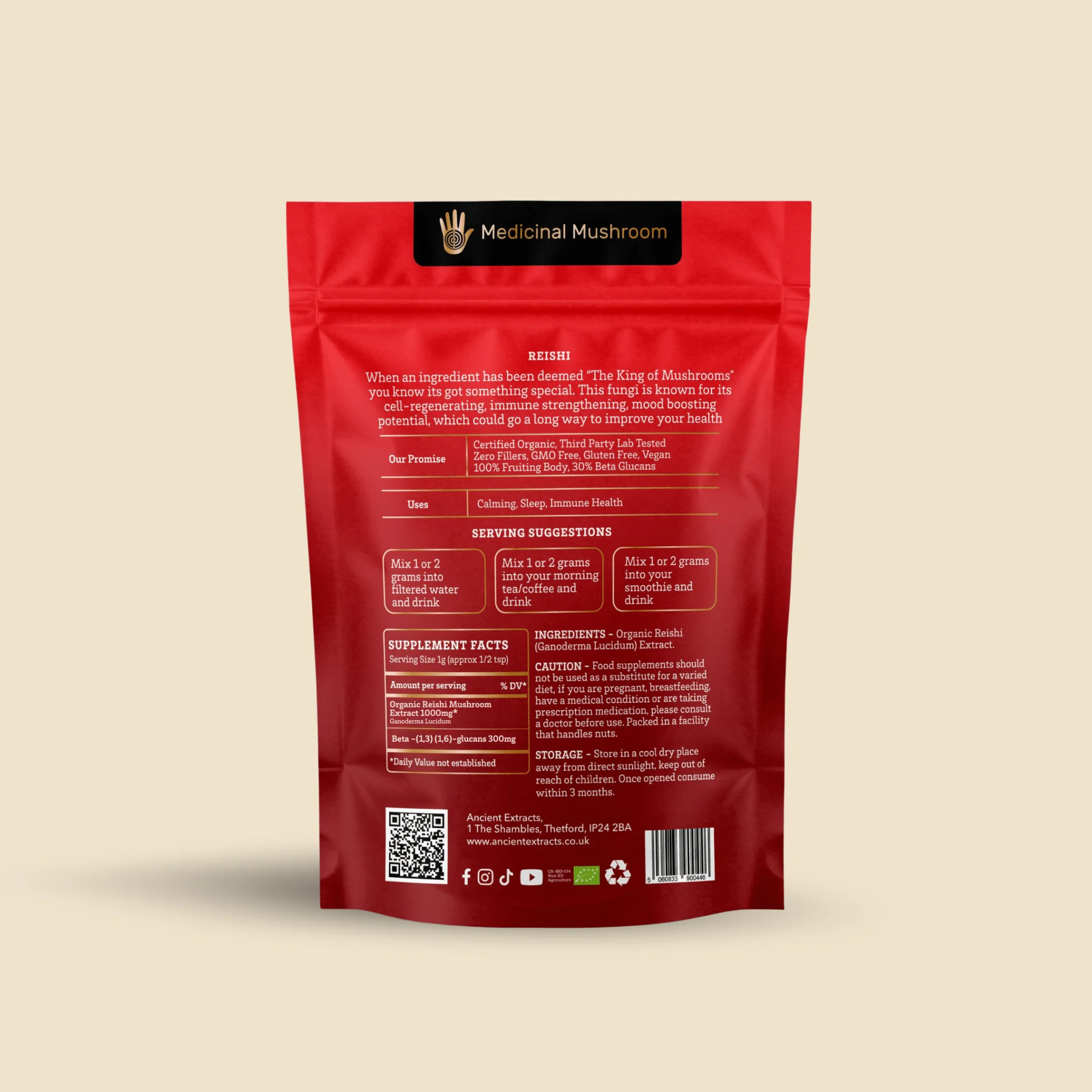Reishi Mushroom Extract Powder - Image 4