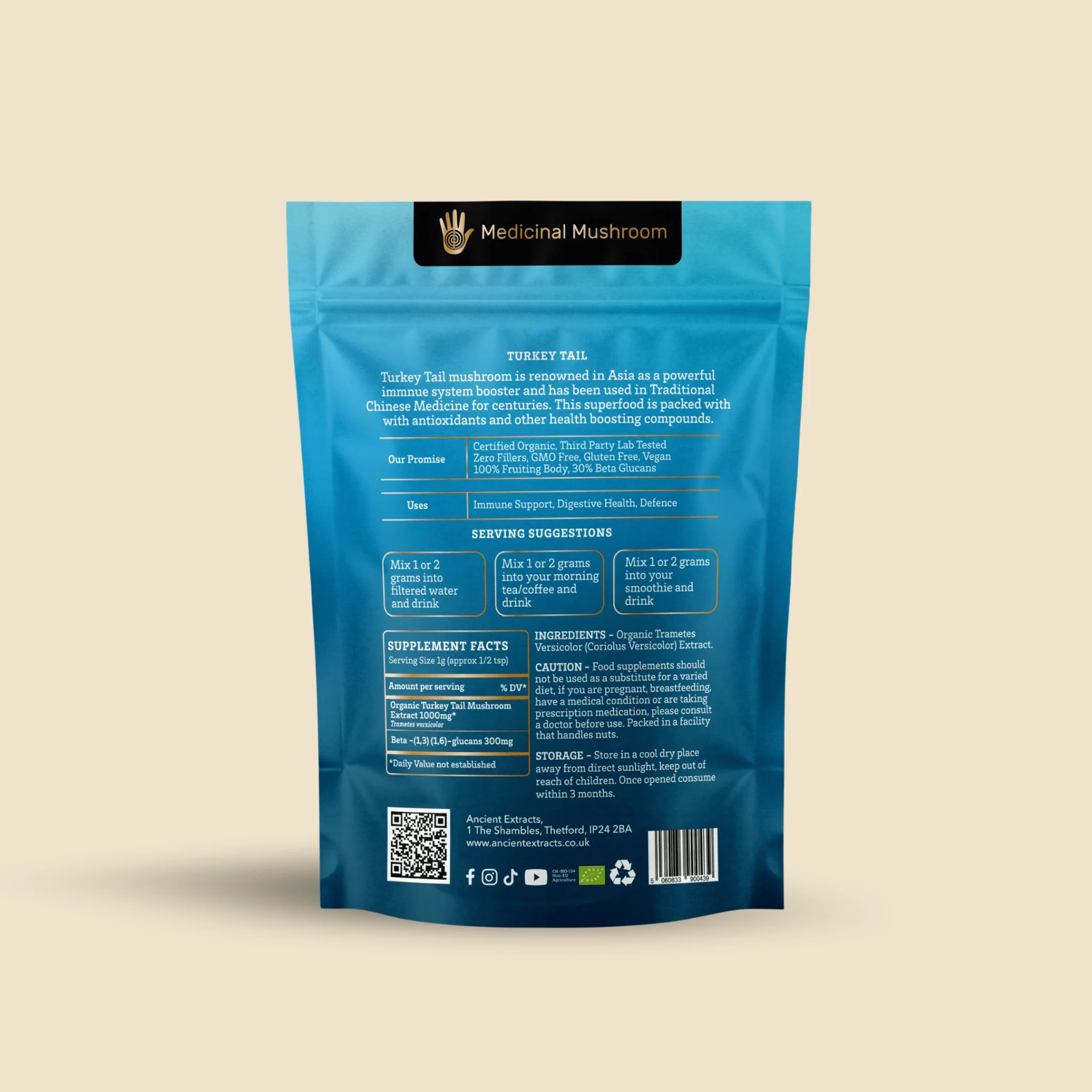 Turkey Tail Mushroom Extract - For Pets - Image 4